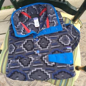 Patterned Patagonia Synchilla Snap Pullover